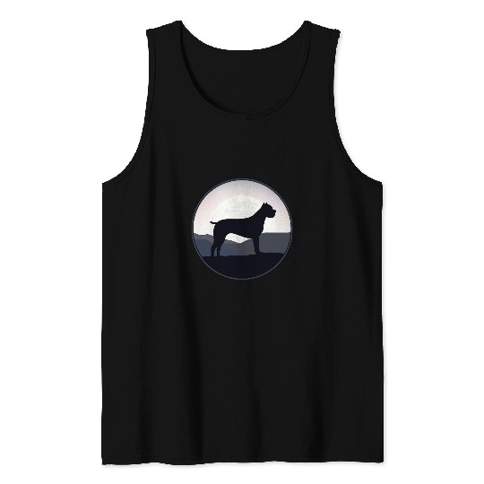 Italian Mastiff Cane Corso Retro 10 Tank Tops
