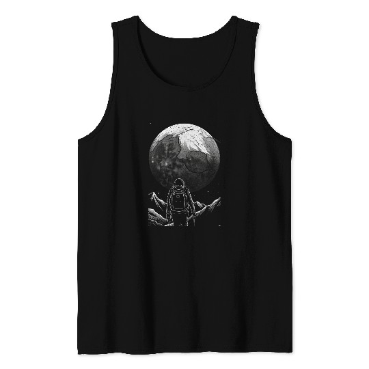 Still Plays Outside Funny Cool Camping Hiking Camp Graphic Tank Tops