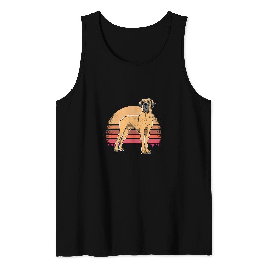 Dog Great Dane German Mastiff Great Dane Sunset 29 9 Tank Tops