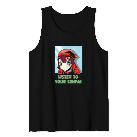 Listen to Your Senpai Anime Lover Trainer Otaku Training 2 Tank Tops