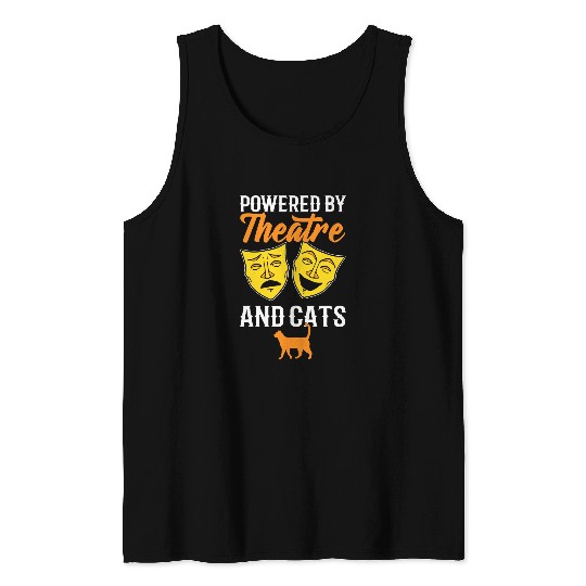 Theatre Actor And Cat Lover Tank Tops
