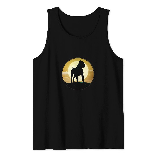 Italian Mastiff Cane Corso Retro 2 Tank Tops