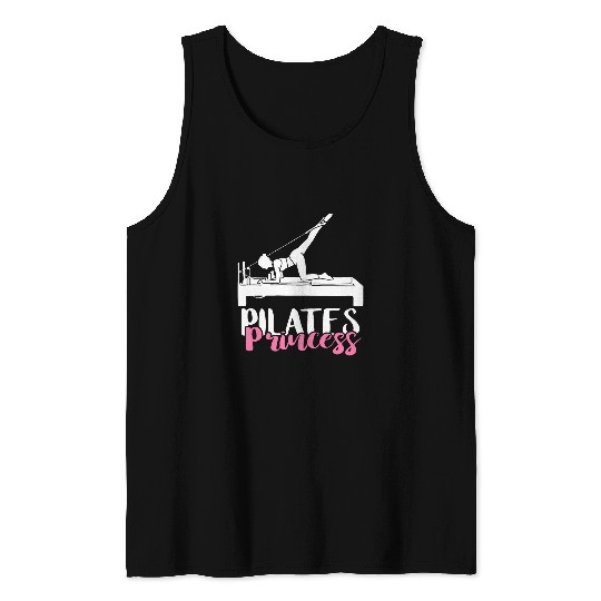 Discover Pilates Fitness Instructor Workout Exercise Pilates Princess Tank Tops