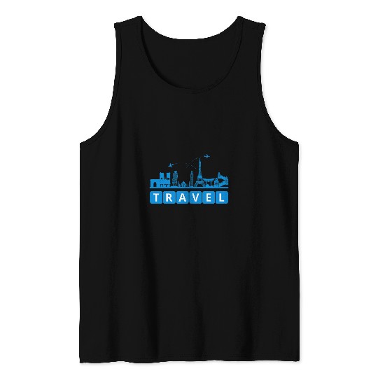 Aviation Fathers Day Pilot Dad Airplane Husband Travel 72 Tank Tops