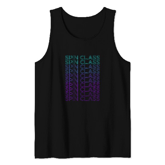 Spin Class Spinning Retro Indoor Cycling Tank Tops