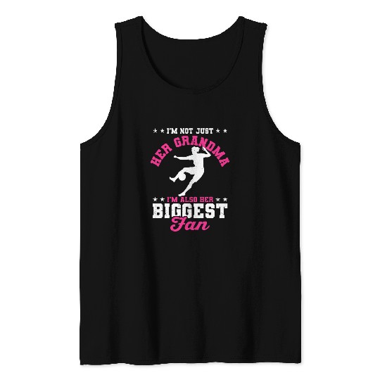 Discover Im Not Just Her Grandma Grandmother Funny Soccer Women Tank Tops