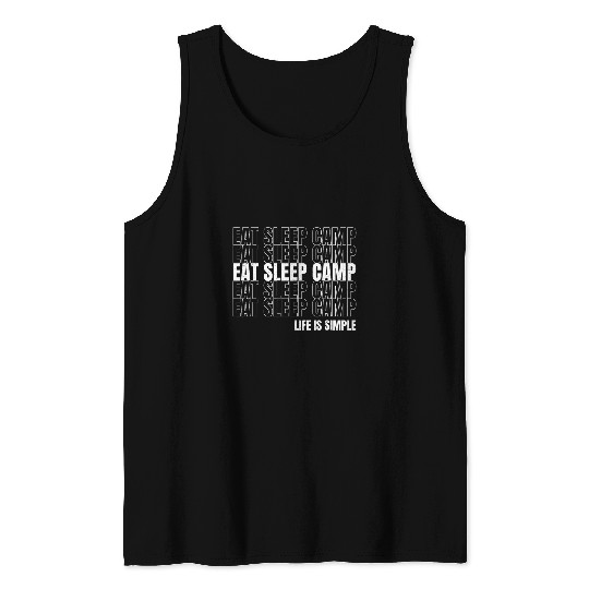 Tent bearing design for outdoor camping fan Tank Tops
