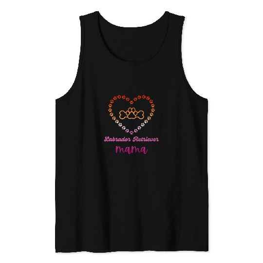 Labrador Retriever Dog Mom Lesbian Pride Subtle LGBTQ LGBT Tank Tops