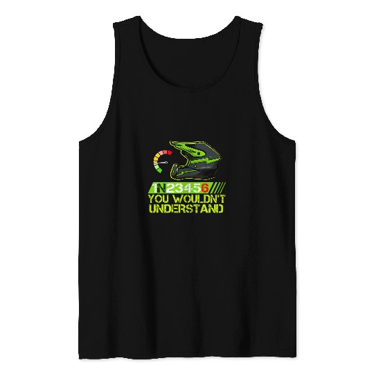 Motorcycle Helmet Super Bike Motocross Supercross Art Gift 21 Tank Tops