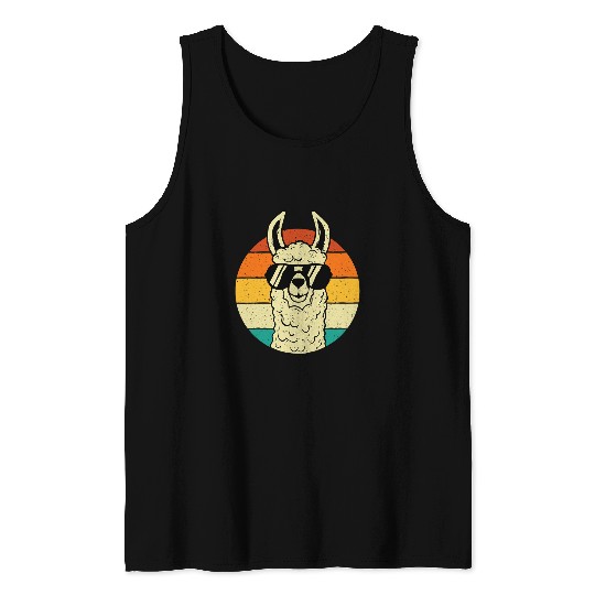 Retro vintages Alpaca Lover 2Farm Animal Zoo Farmer Breeder Tank Tops