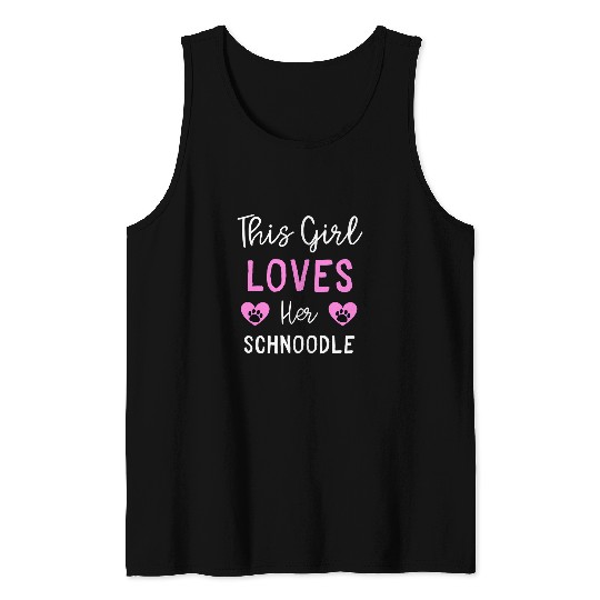 This Girl Loves Her Schnoodle Tank Tops