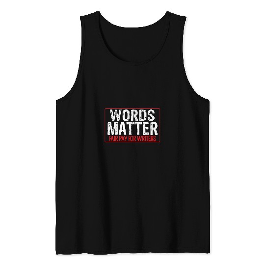 Literature Writing Journalist Writer Author Journalism Tank Tops