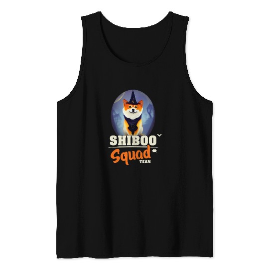 Dog Shiba Inu shiboo inu halloween shiba inu Tank Tops