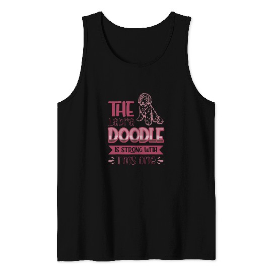 The Labradoodle Is Strong With This One Dog Tank Tops