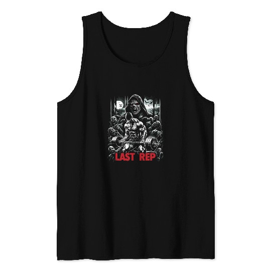 Last Rep 80s Slasher Bodybuilding 21 Tank Tops