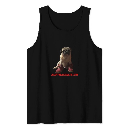 Pug Application Killer Tank Tops