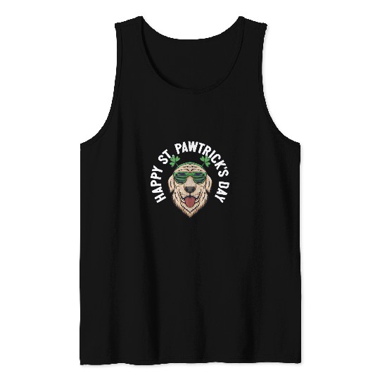Labrador Lab Dog Lover St. Patricks Day Labrador Retriever Tank Tops