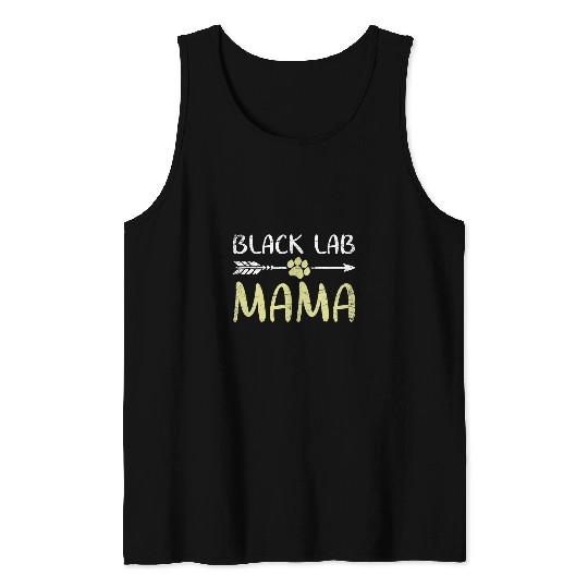 Labrador Lab Dog Black Lab Mama Labrador Tank Tops