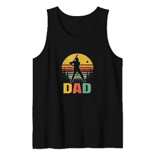 Retro bests Baseball Player Dad vintages Baseball Team Coach Tank Tops
