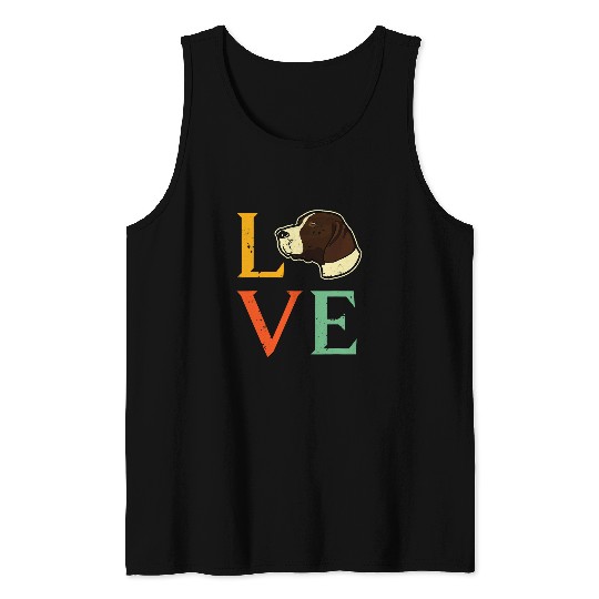 Love German Shorthaired Pointer Gift Shorthair Pointer Dog Tank Tops
