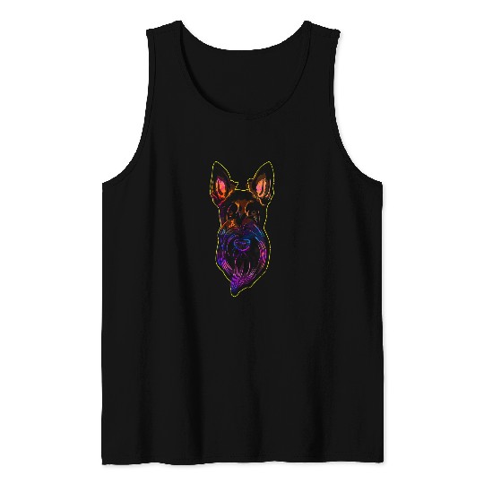 Dog Scottish Terrier Lover Owner Funny Scottie Mom Dad Tank Tops