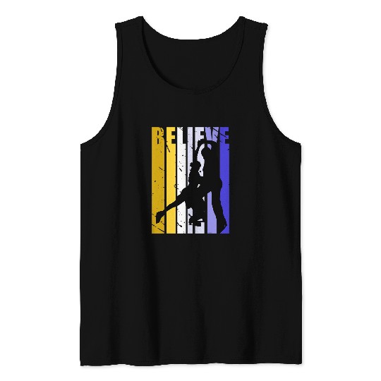 Mens Couples Ice Skating Dancing Skater Coachs Training Coaching Tank Tops