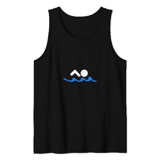 Swimmer swimming sports lifeguard bathing master Tank Tops