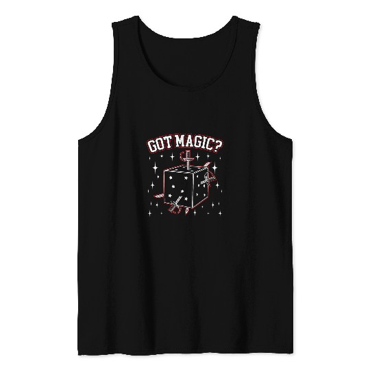 Magician Magic Tricks Wizardry Illusionist Wizard 21 Tank Tops