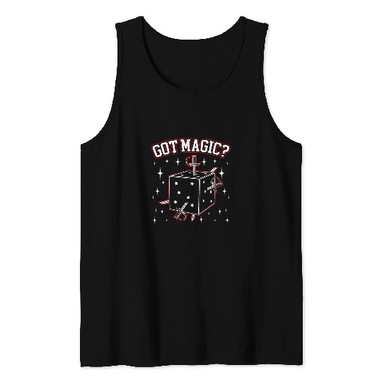 Magician Magic Tricks Wizardry Illusionist Wizard 21 Tank Tops