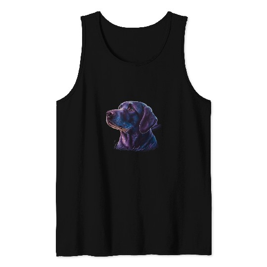 Labrador Lab Dog Lover Splash Graffiti Art Pet 25 Tank Tops