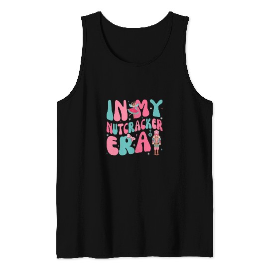 Pink Christmas In My Nutcracker Era Pink Nutcracker Ballet Tank Tops