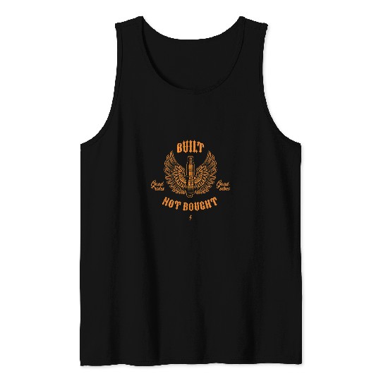 vintages Built not bought motorcycles 2 Tank Tops