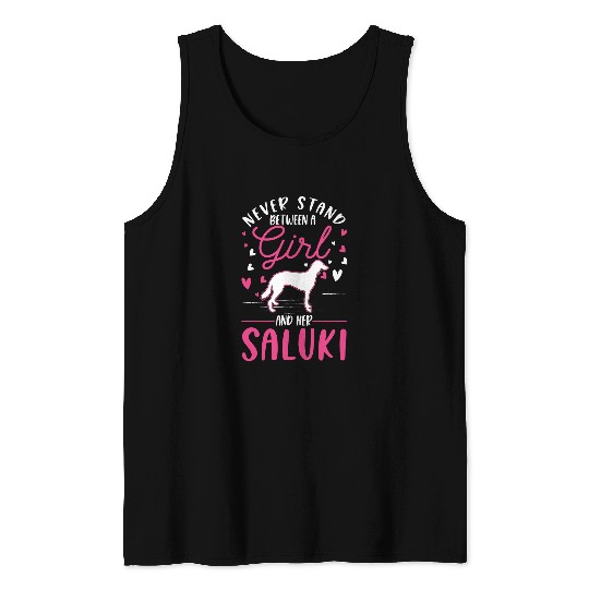 Dog Grayhound Saluki Girl Persian Greyhound Saluki 9 Tank Tops