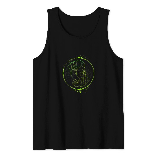 Seahorse Aquarium Sea Creature Tank Tops