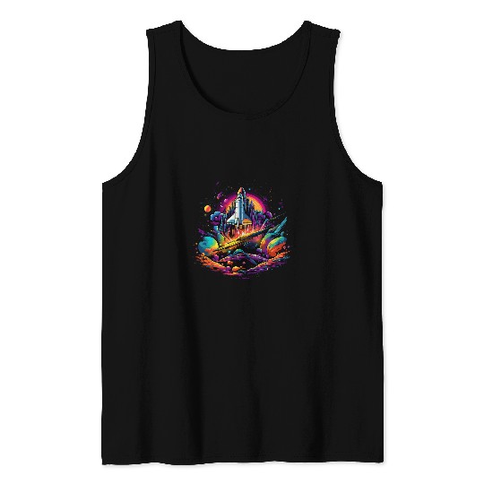 Space Shuttle Science Astronomy 27 Tank Tops