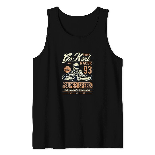 vintages Motorcycle Biker Cafe Racer Full Of Speed Tank Tops