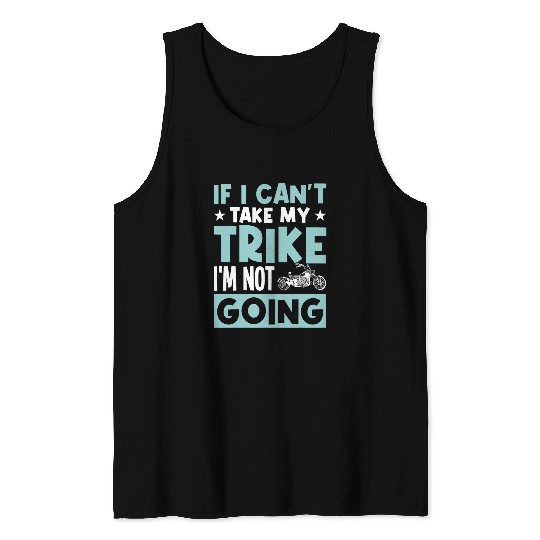 Trike Motorcycle Accessories Triker Trike for Adults Tank Tops