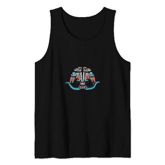 Thunderbird Thunderbird Native American Hida Tribe Art Haida Tribe Art Tank Tops