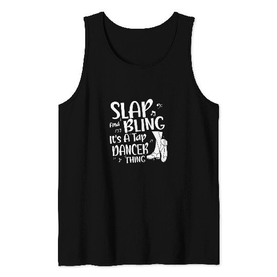 Slap and Bling Tap Dance Tank Tops