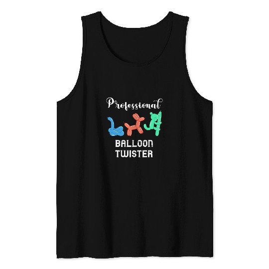 Professional Balloon Twister Balloon Artist Twisting Animals Tank Tops