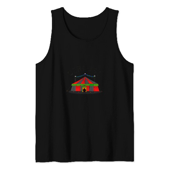 Kids Circus Ent Boys Girls Child Youth Clown Elephant Tank Tops