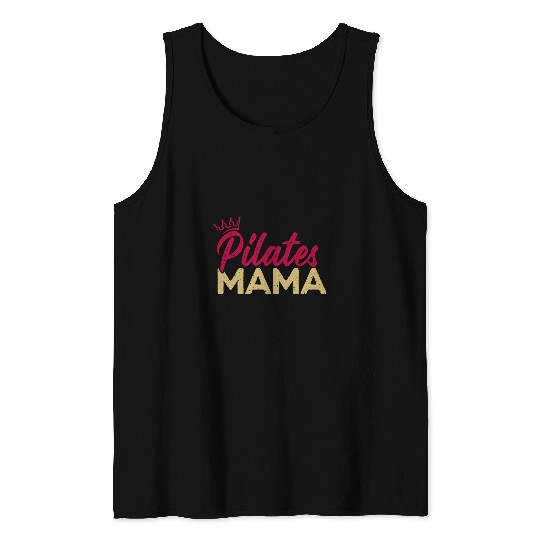 Pilates Mama Fitness Coachs Workout Exercise Instructors Tank Tops