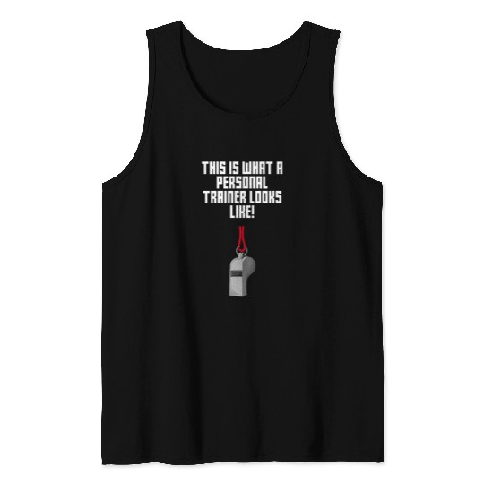 This Is What Personal Trainer Looks Like Funny Fitness Coach Tank Tops