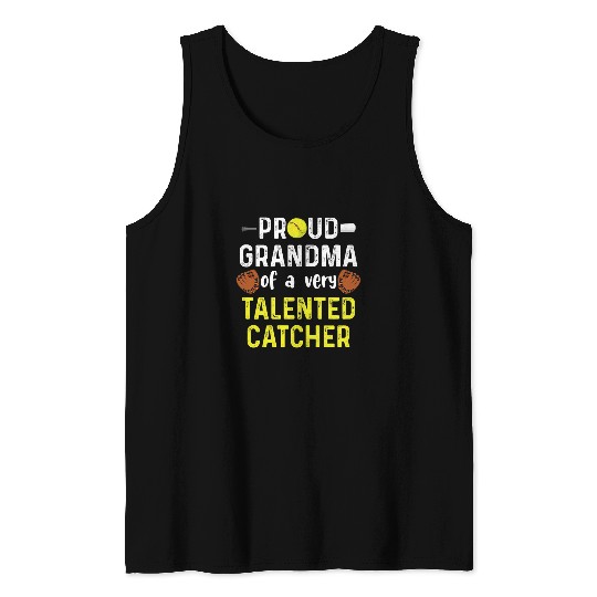 Womens Softball Quote for your Softball Grandma Tank Tops