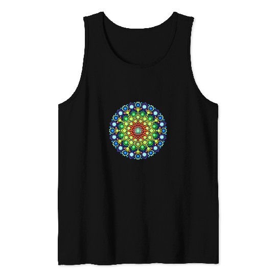 Mandala Yoga Sacred Energy Yoga Prana Art Yoga Om Good Vibe 2 Tank Tops