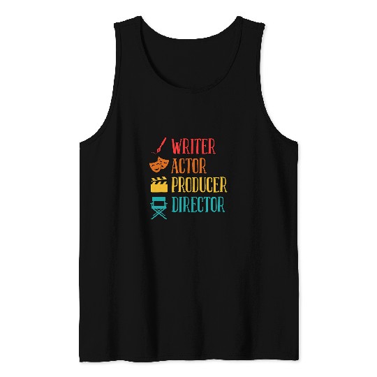 Writer Actor Producer Director Filmaker Movie Tank Tops
