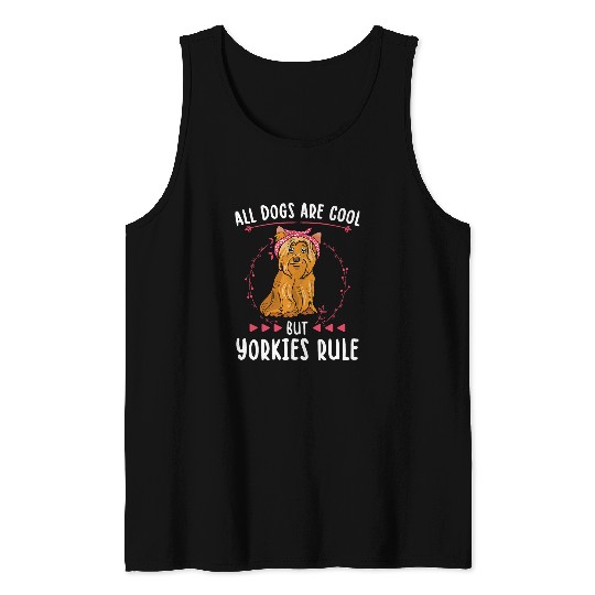 Yorkies Dog Owner Yorkshire Terrier Dogs Yorkie Tank Tops