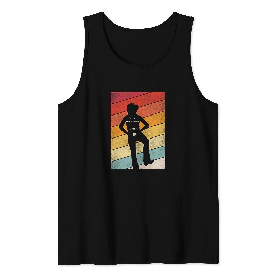 Line Dancing Dance Teacher Retro Vintage Tank Tops