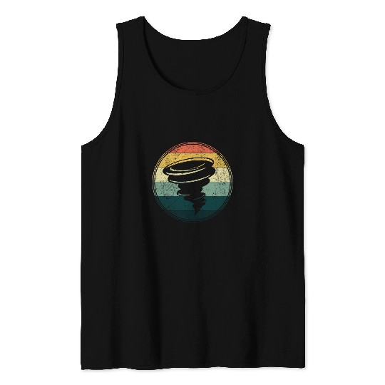 Retro Storm Chasing Meteorologist Tank Tops