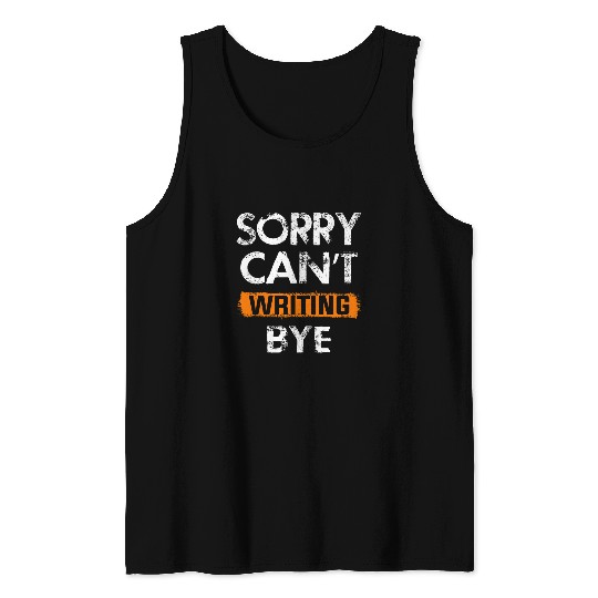 Writing Lover Fan Writer Author Journalist Blogger 2 Tank Tops